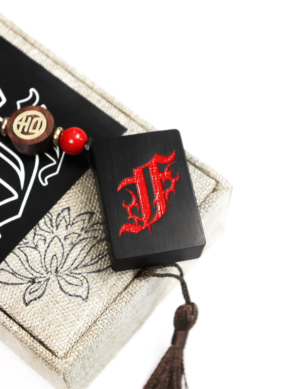 Flame Logo Mahjiong Keychain