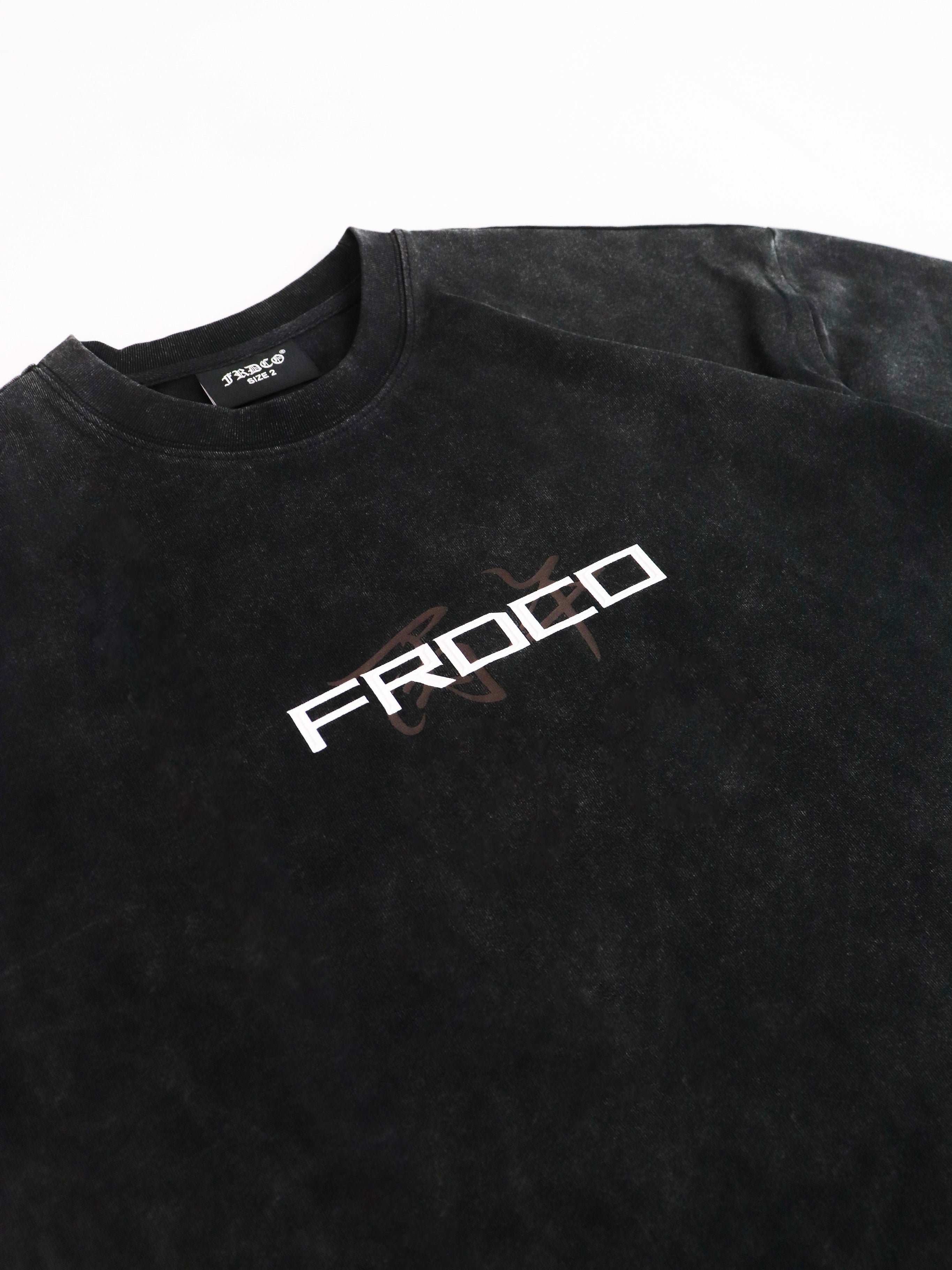 Horse EMP Washed Tee Black