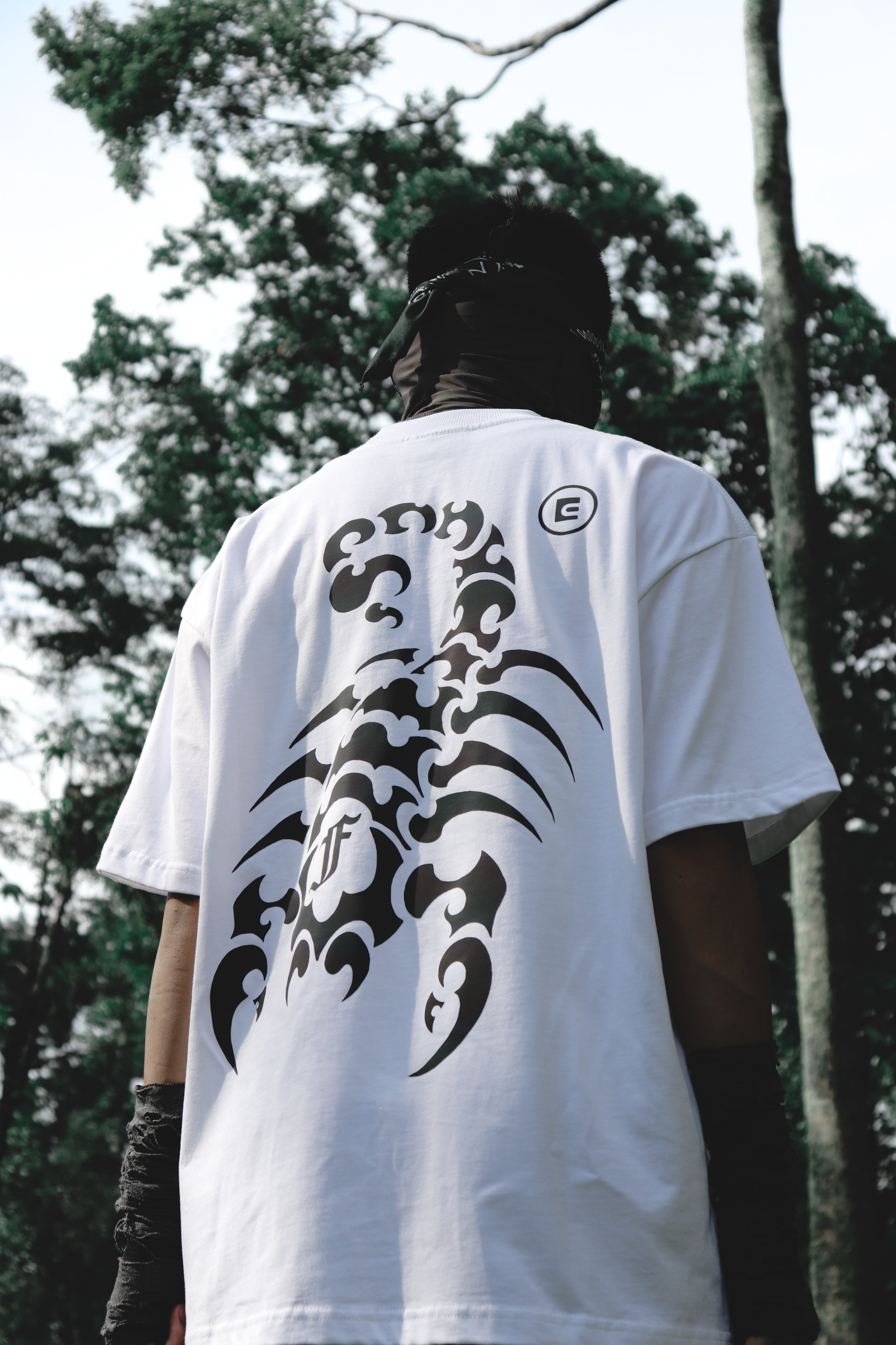FRDCO X ENDLESS : Reflective Scorpion Tee White