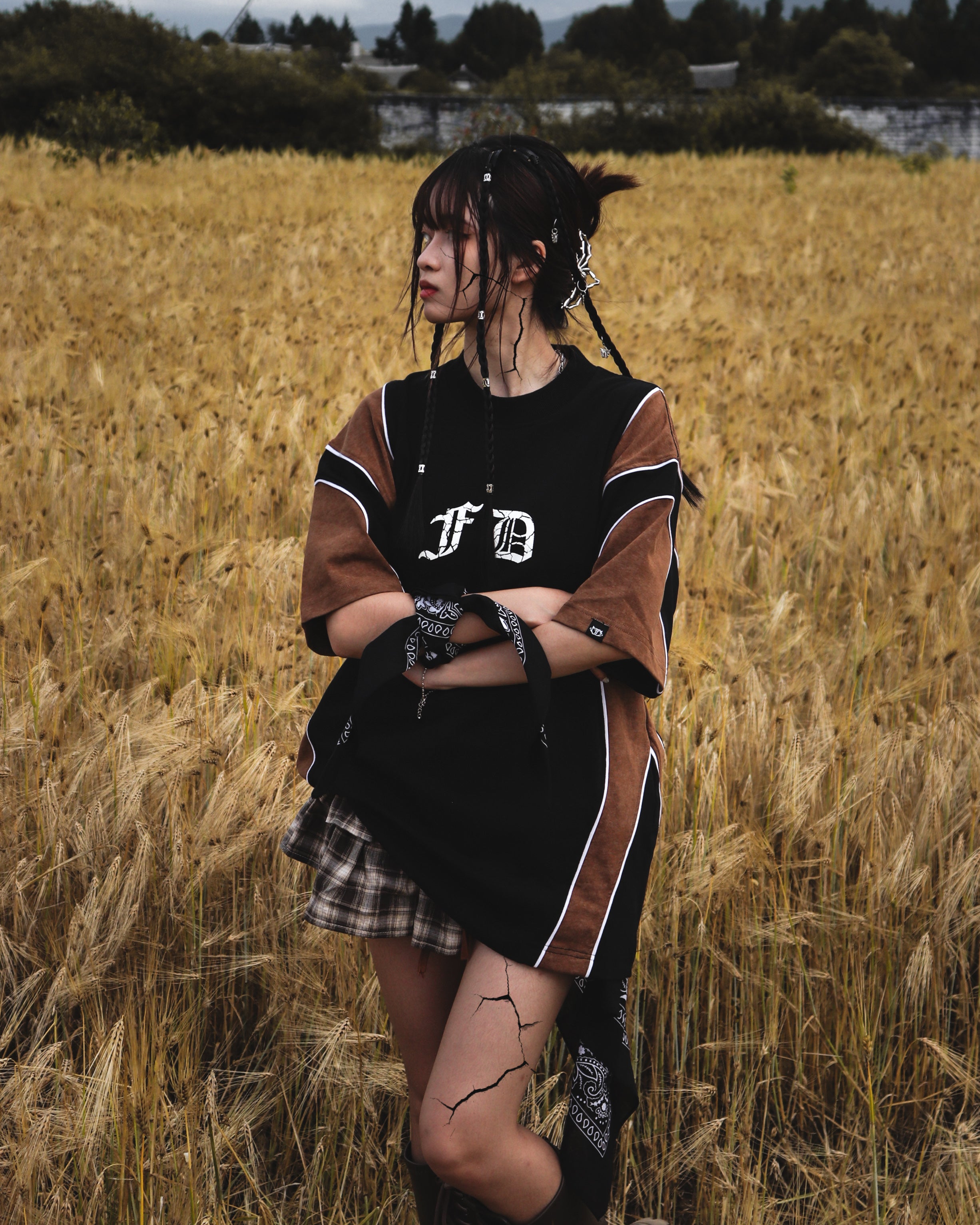 Pro CNS Washed Tee Brown