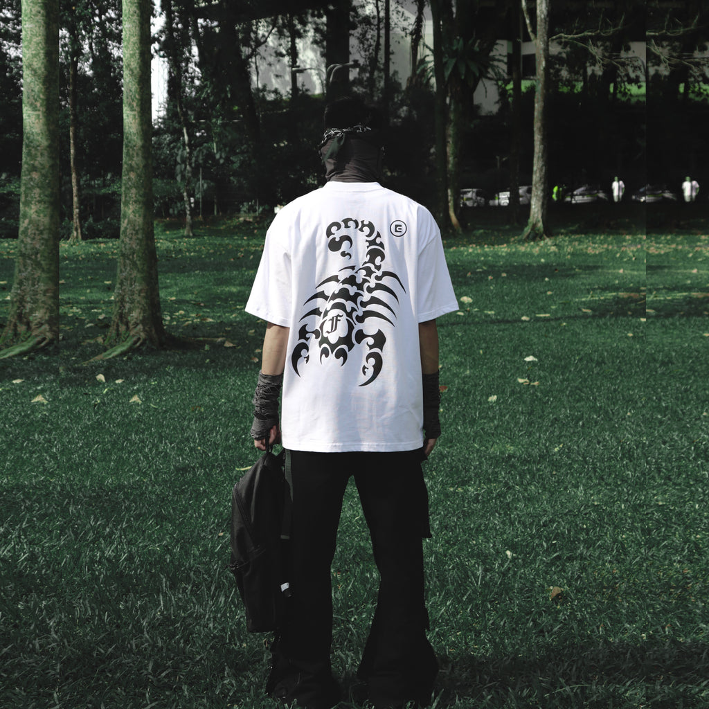 FRDCO X ENDLESS : Reflective Scorpion Tee White