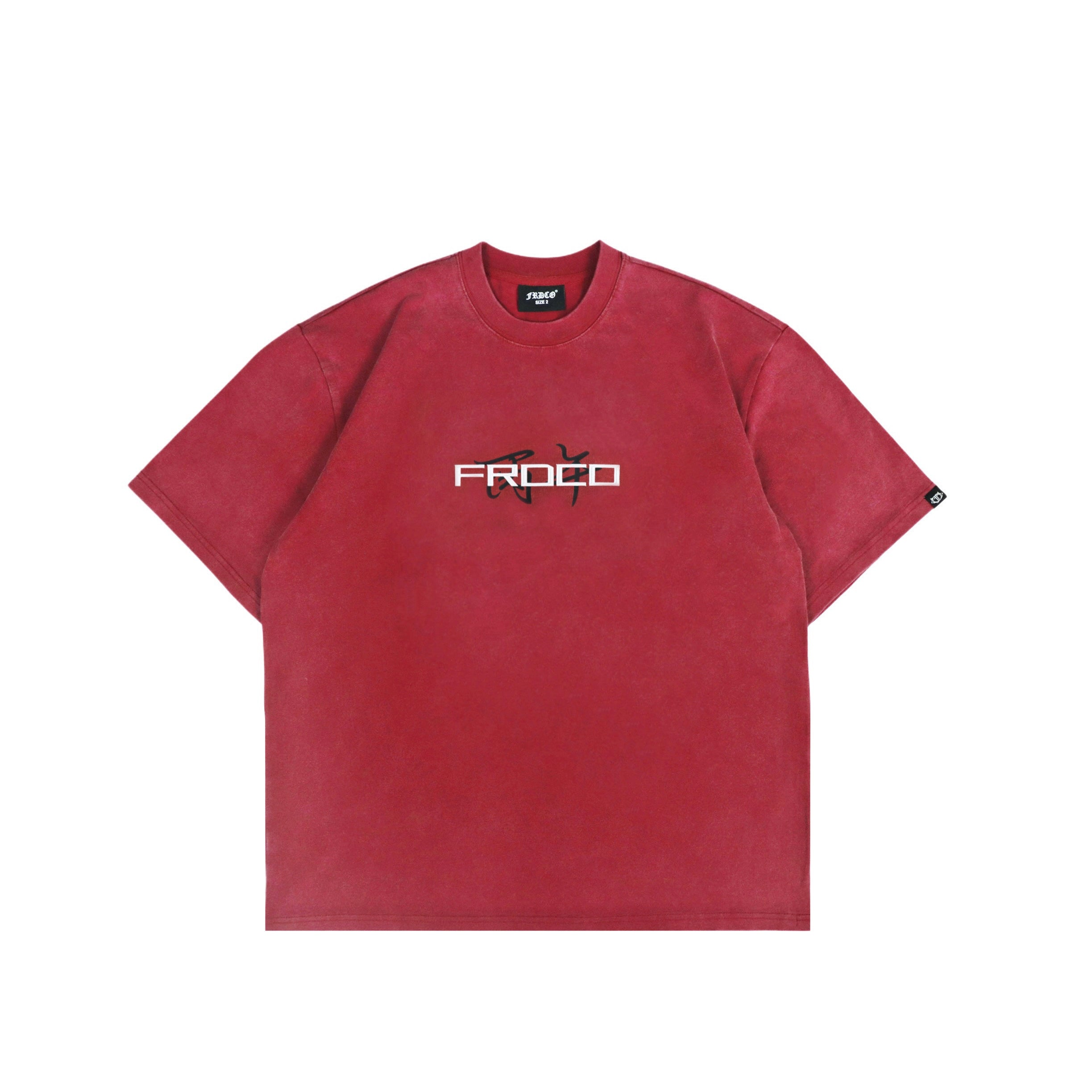 Horse EMP Washed Tee Red