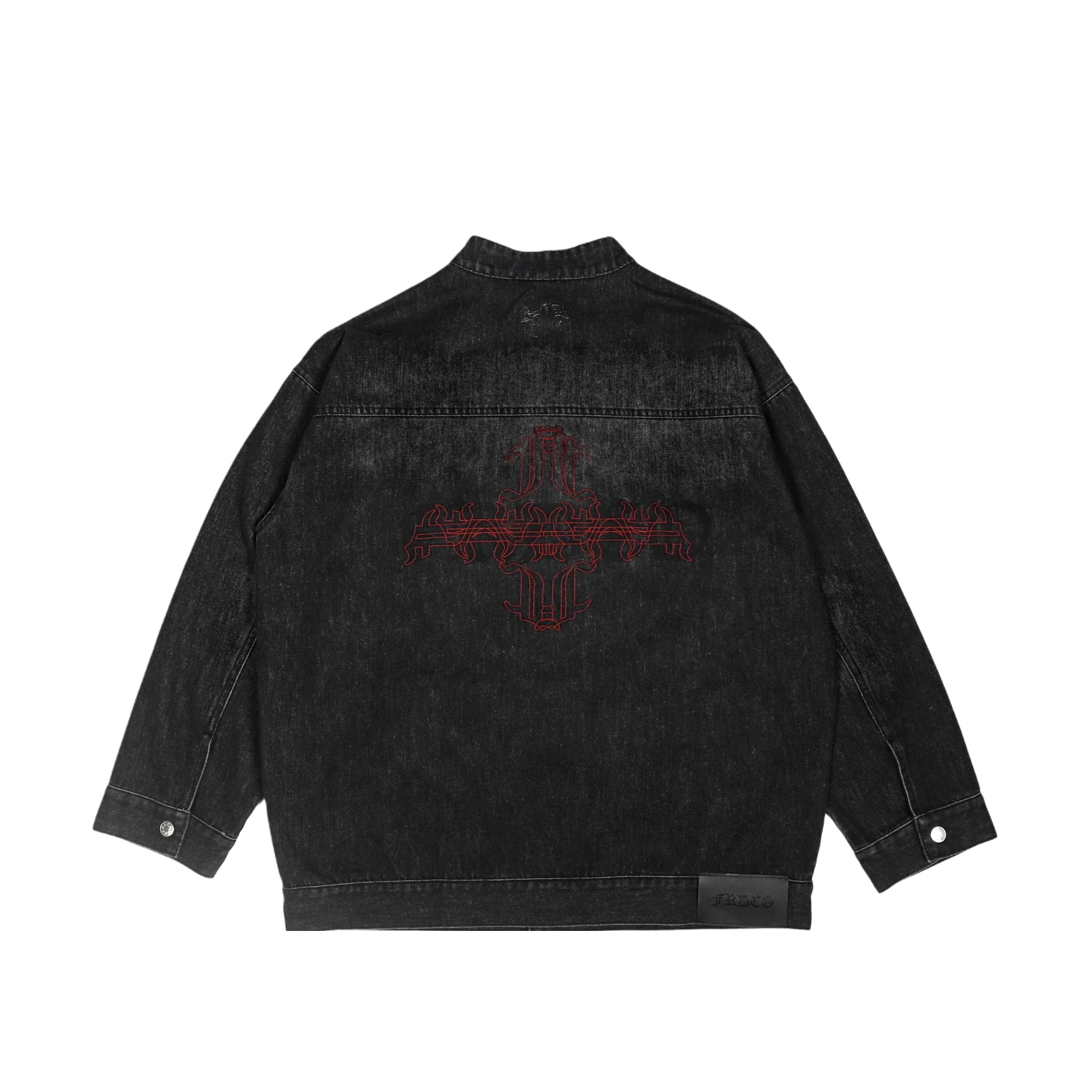 Aura Denim Jacket Black