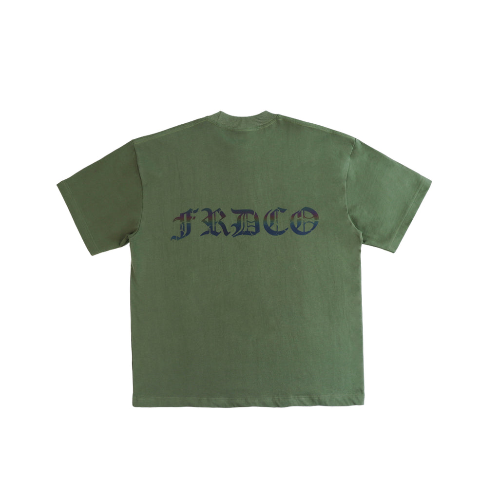 SS25 Rainbow Essential Tee Army