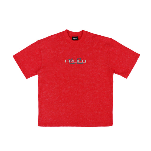 3M Reflective Snake Washed Tee Red