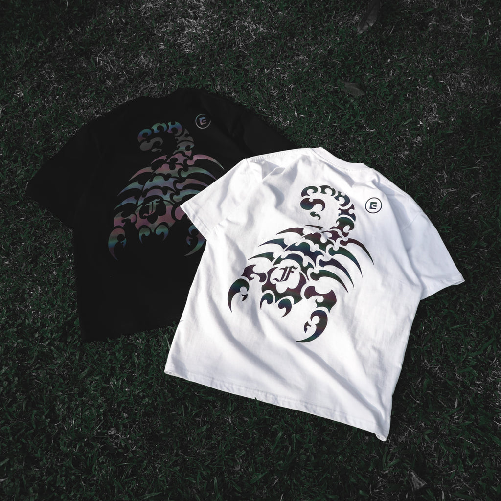 FRDCO X ENDLESS : Reflective Scorpion Tee White