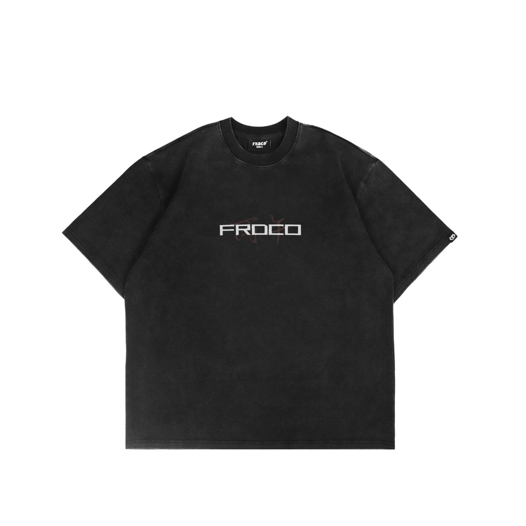 Horse EMP Washed Tee Black