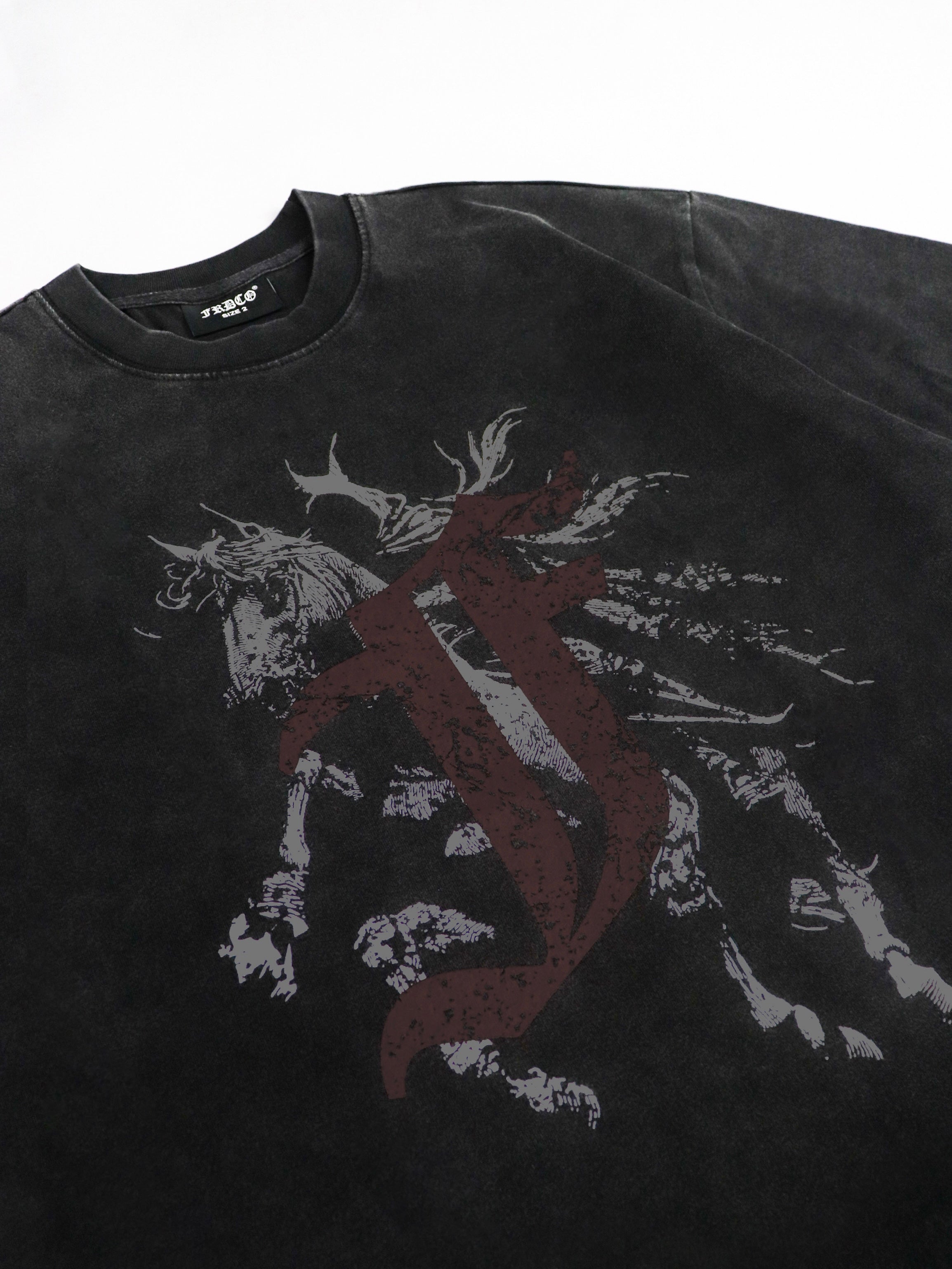 Knight Washed Tee Black