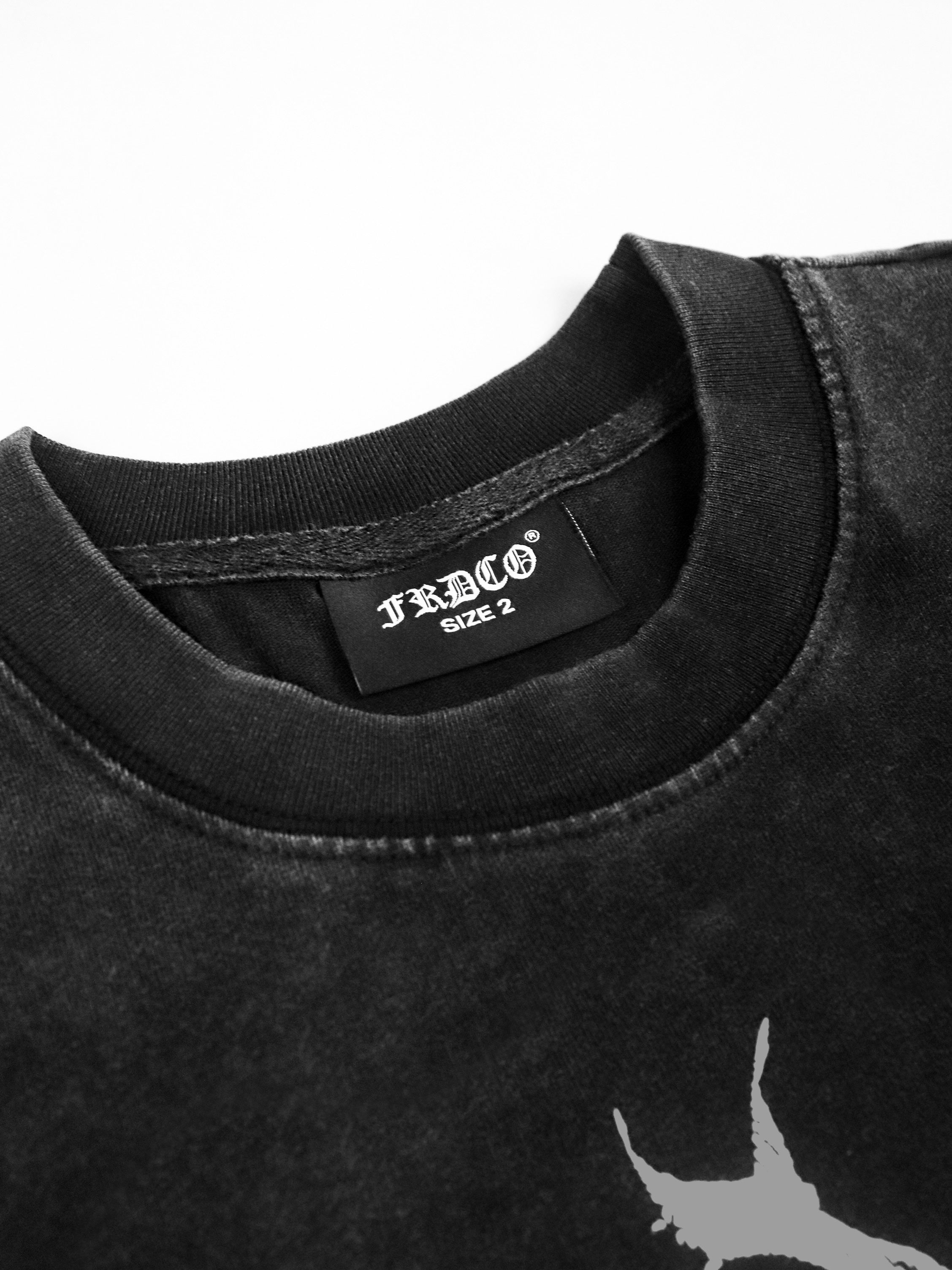 Knight Washed Tee Black