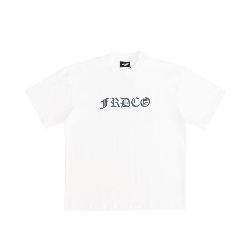 Triple S : Rainbow Reflective Snake Tee White