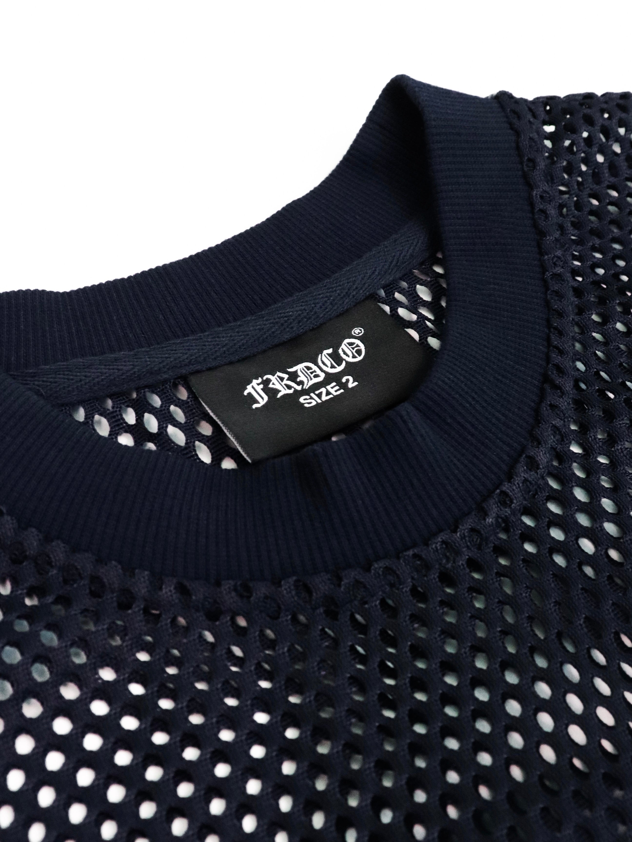 Aura Mesh Tee Navy