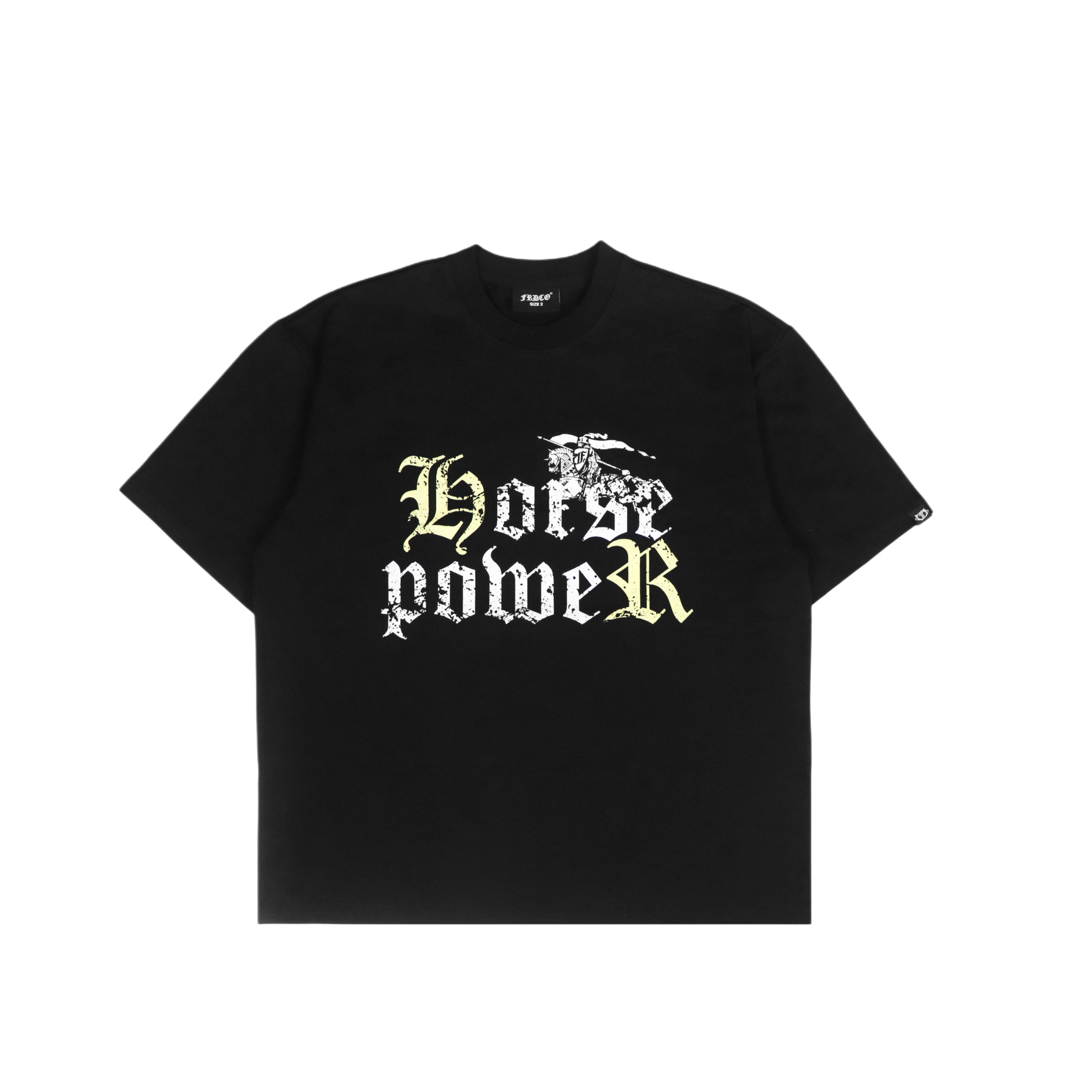 Horse Power Tee Black