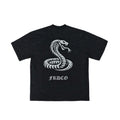 3M Reflective Snake Washed Tee Black