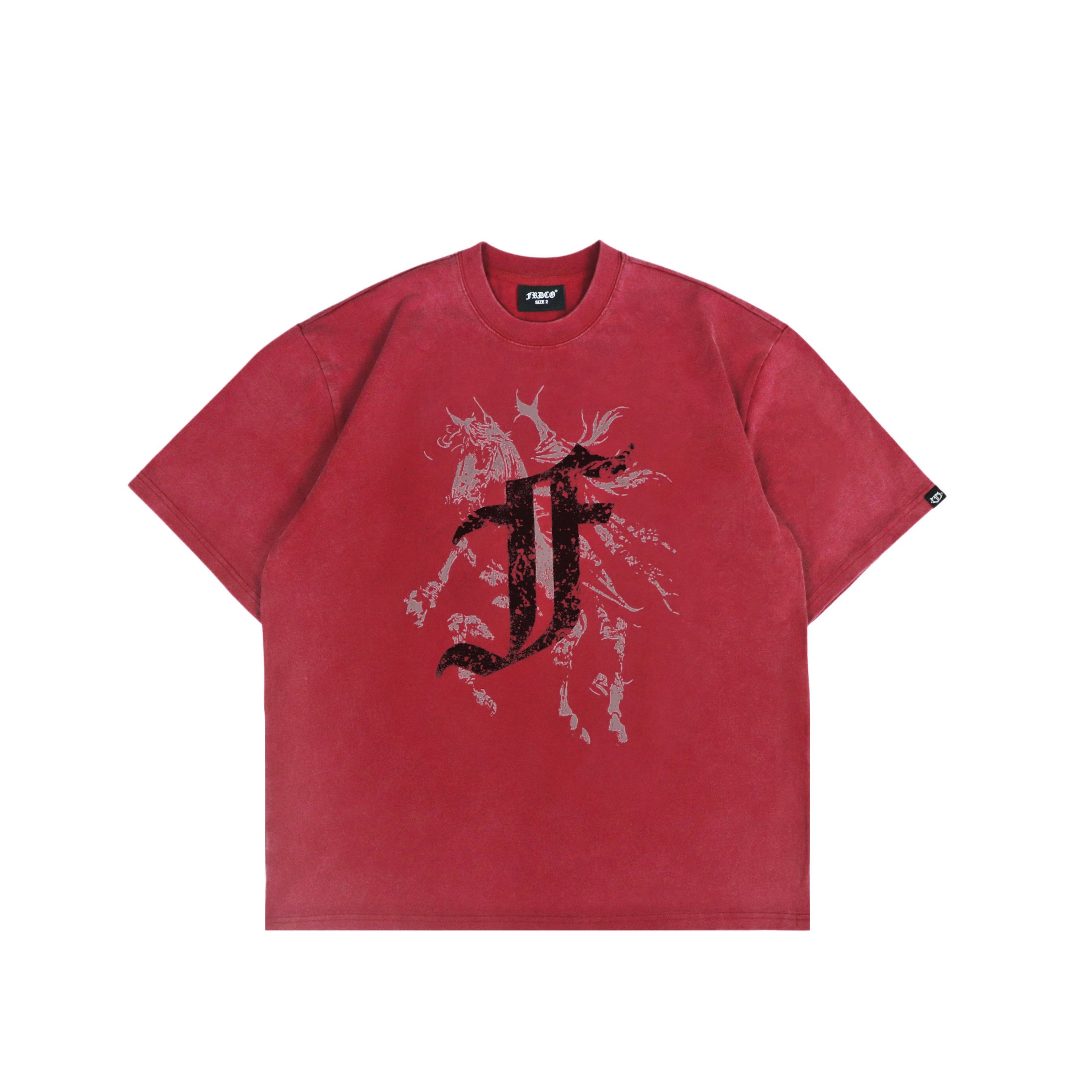 Knight Washed Tee Red
