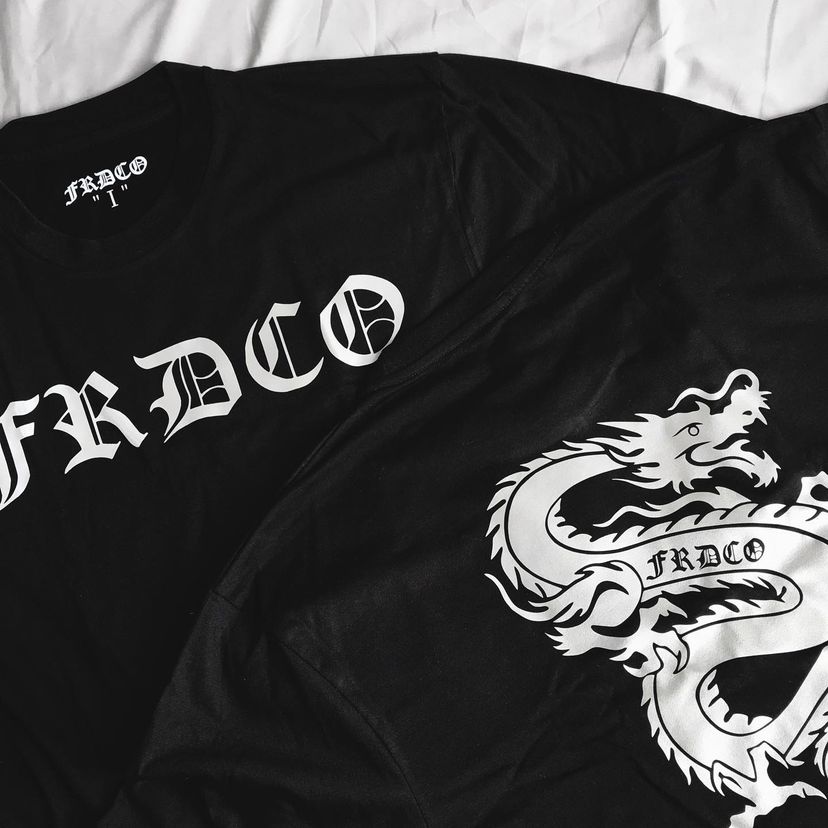 3M Reflective Dragon Tee Black