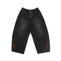 Aura Curved Jeans Black