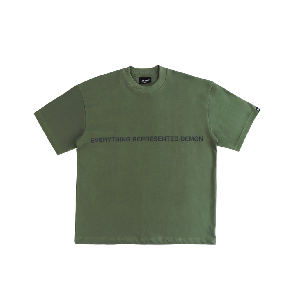 SS25 Rainbow Essential Tee Army