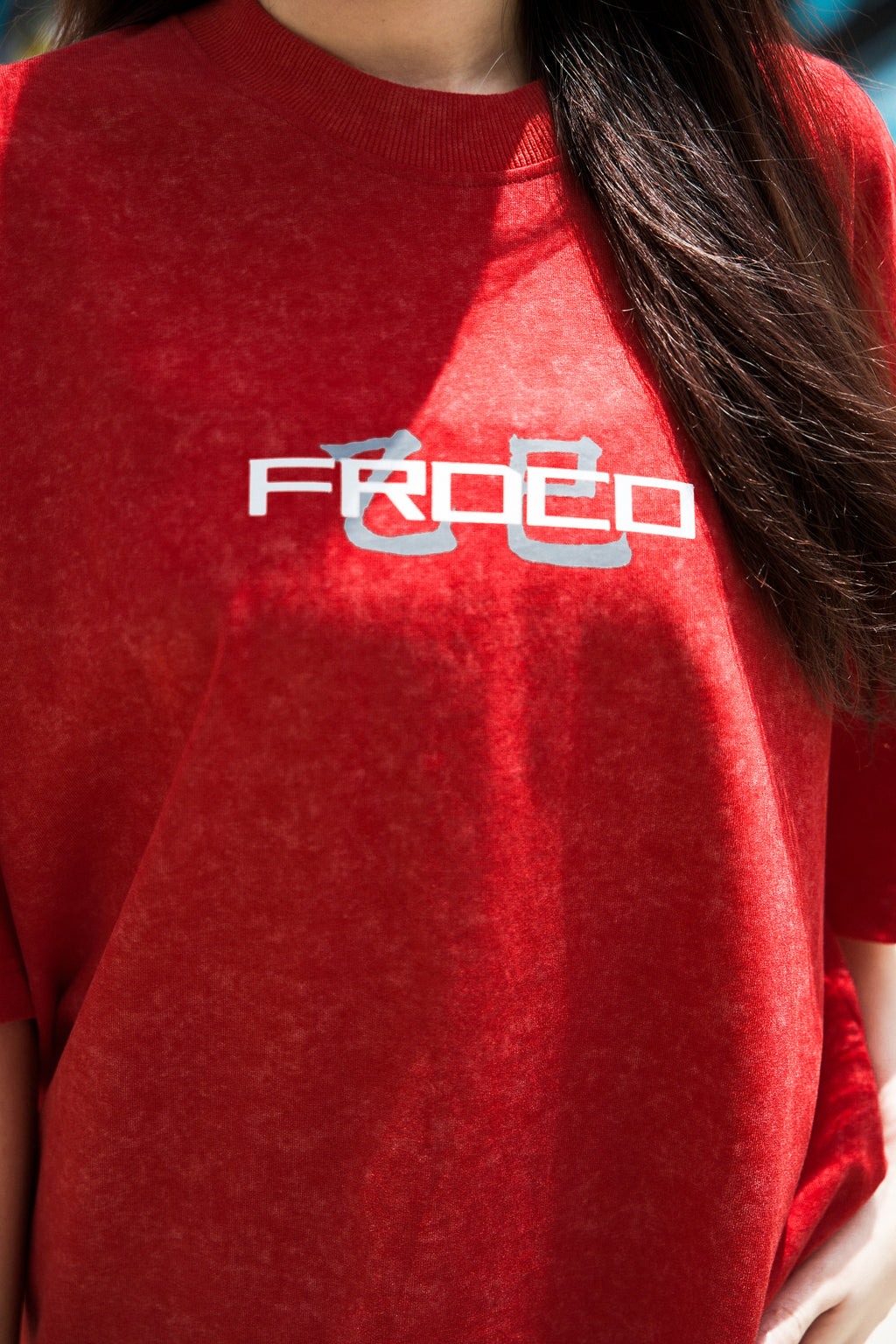 3M Reflective Snake Washed Tee Red