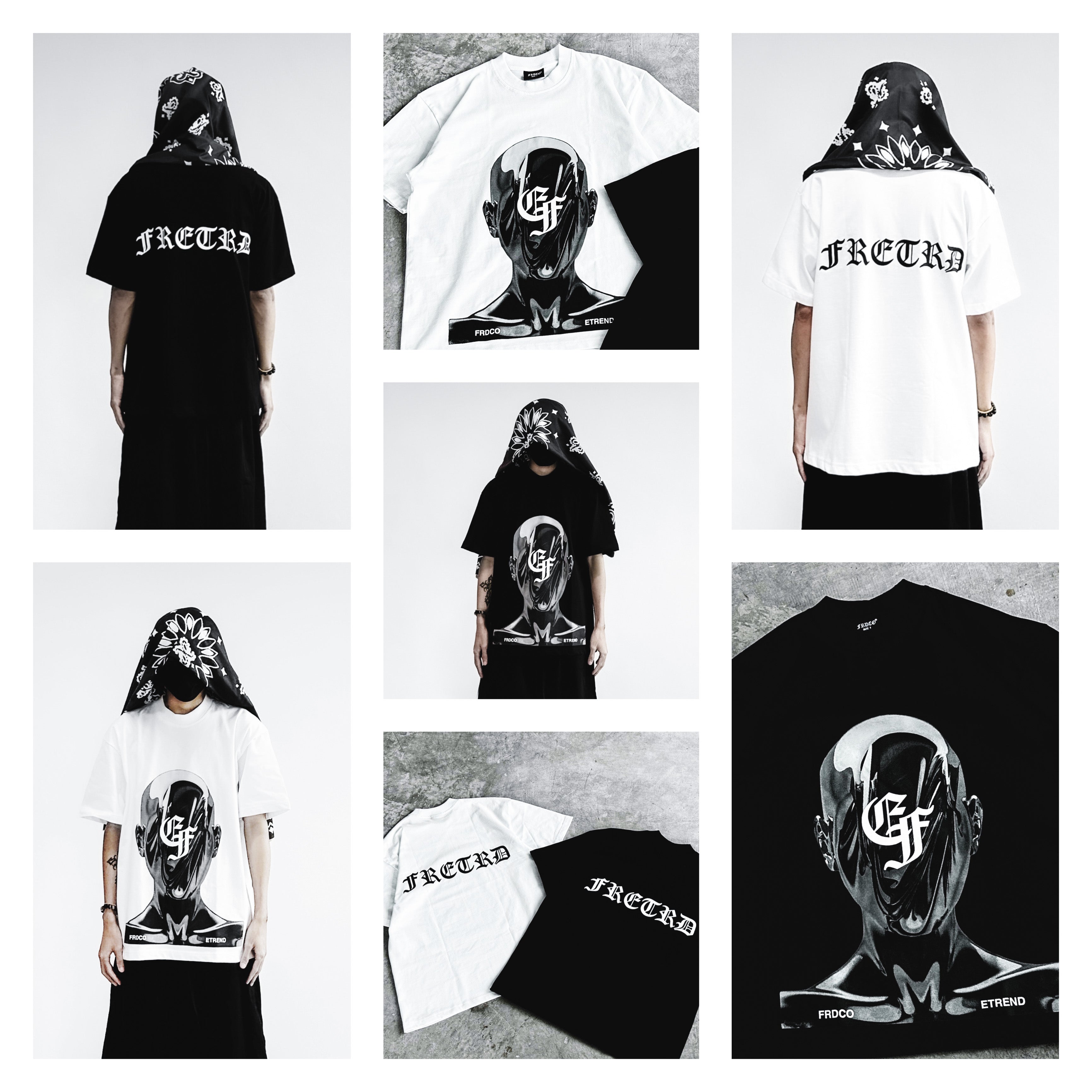 FRDCO X ETREND : Sliver Head Logo Tee Black