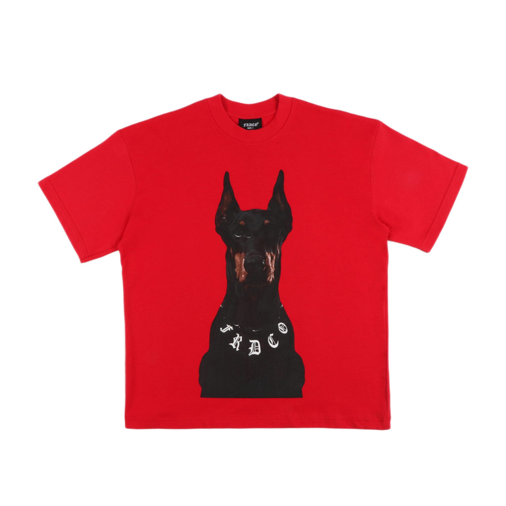 Dog Head Logo Tee Red