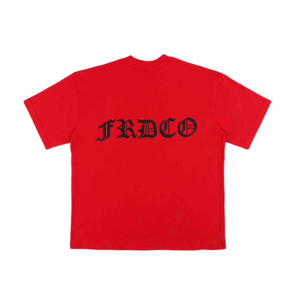 Dog Head Logo Tee Red