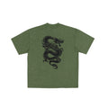 Dark Dragon Stoned Wash Tee Green