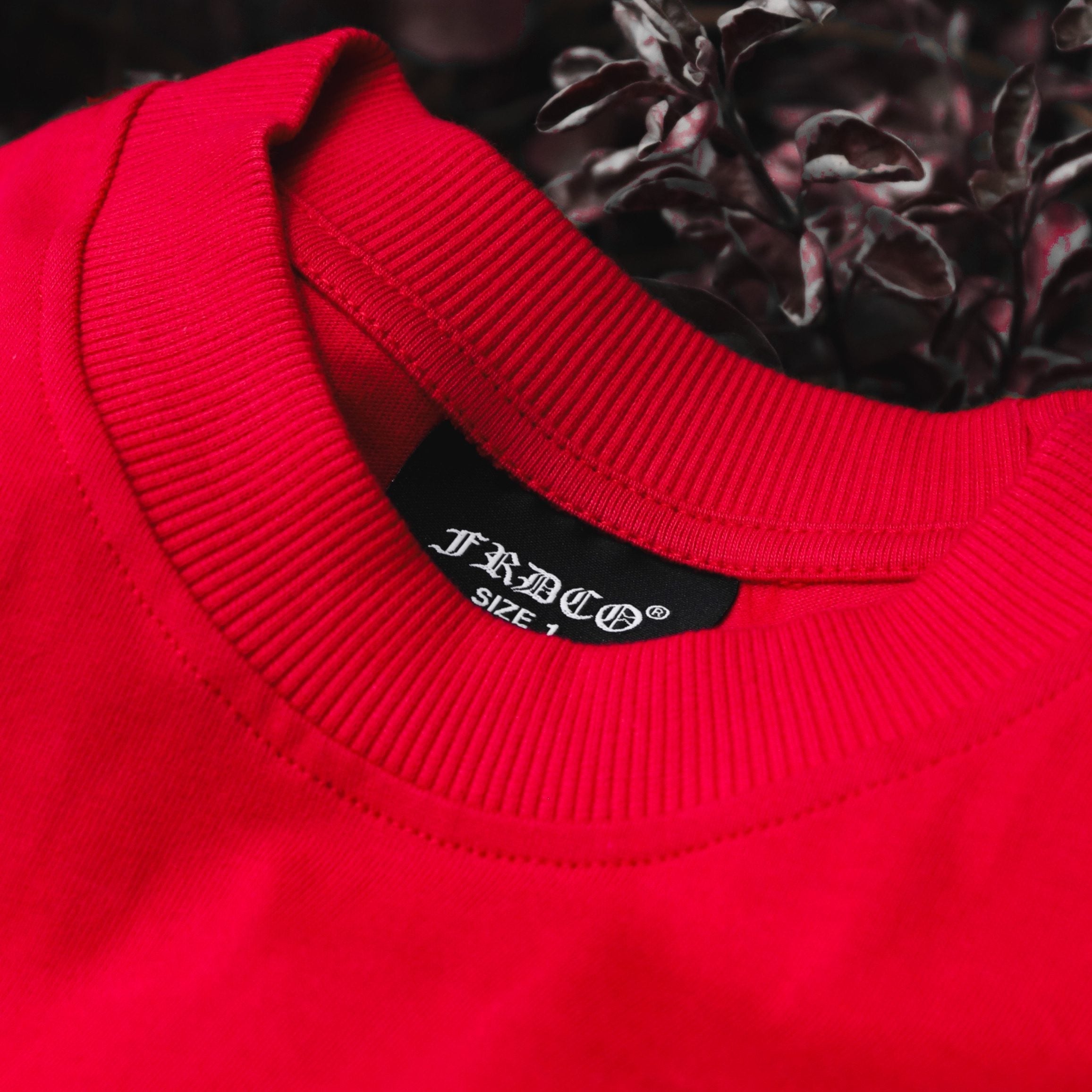 Dog Head Logo Tee Red