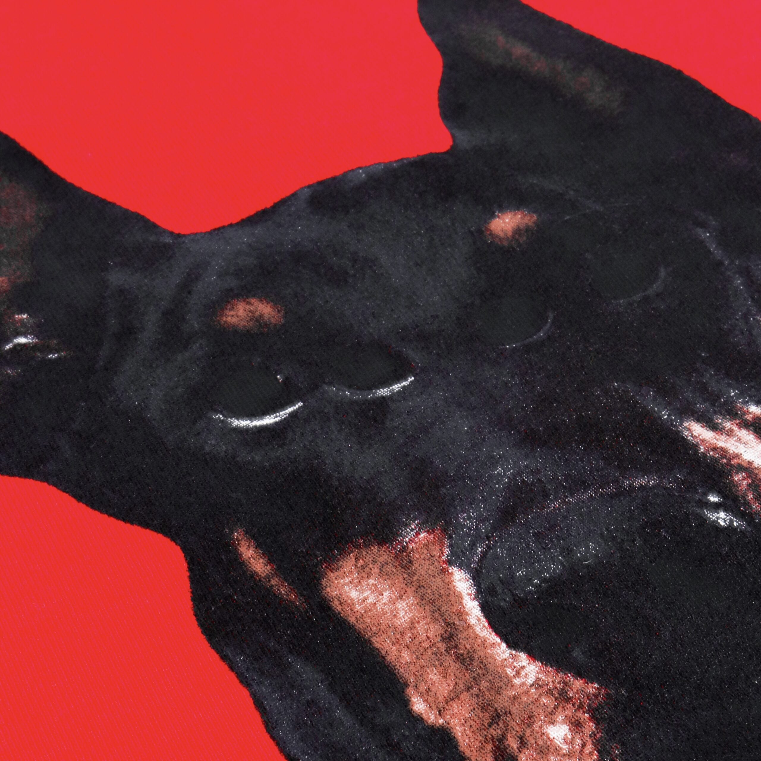 Dog Head Logo Tee Red