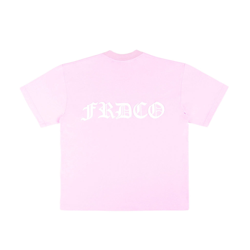 SS24 Embossed Logo Tee Pink