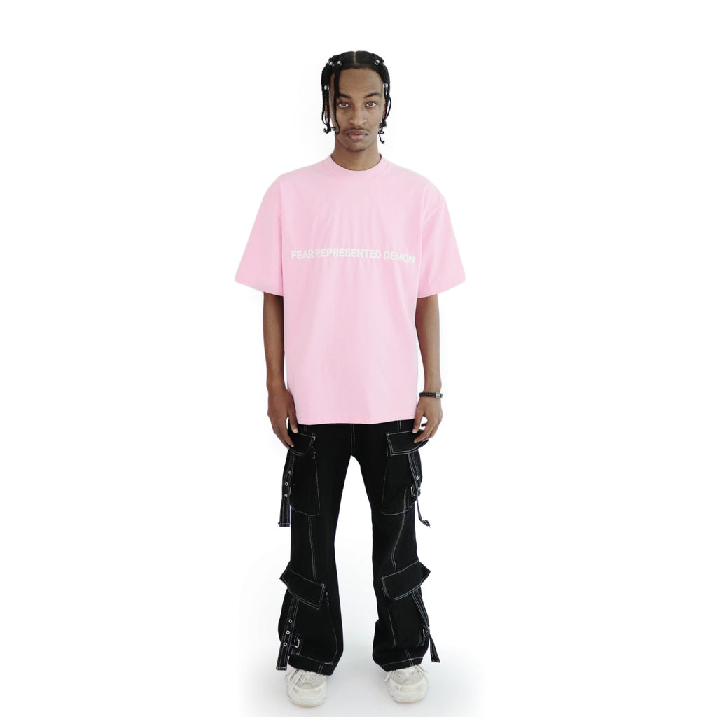 SS24 Embossed Logo Tee Pink