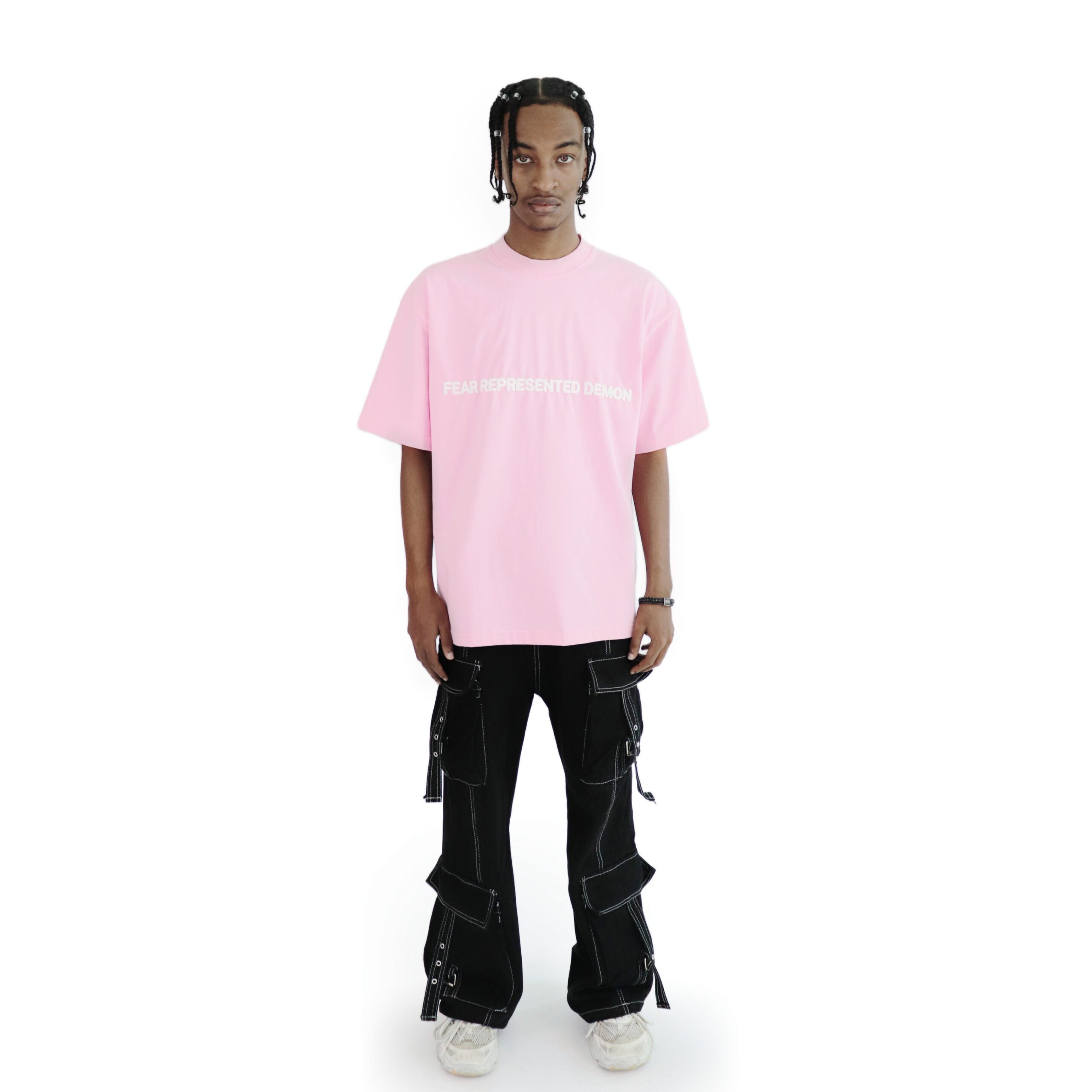 SS24 Embossed Logo Tee Pink