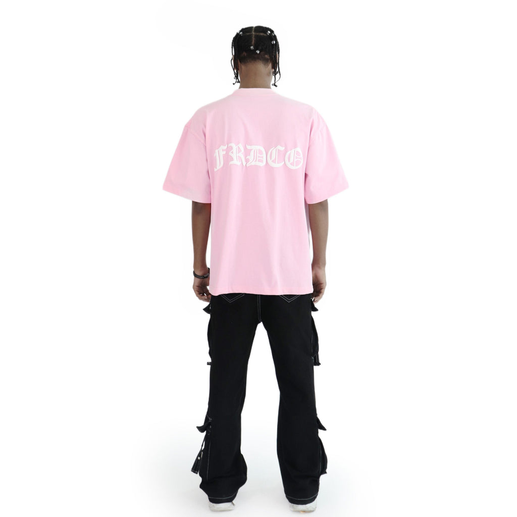 SS24 Embossed Logo Tee Pink