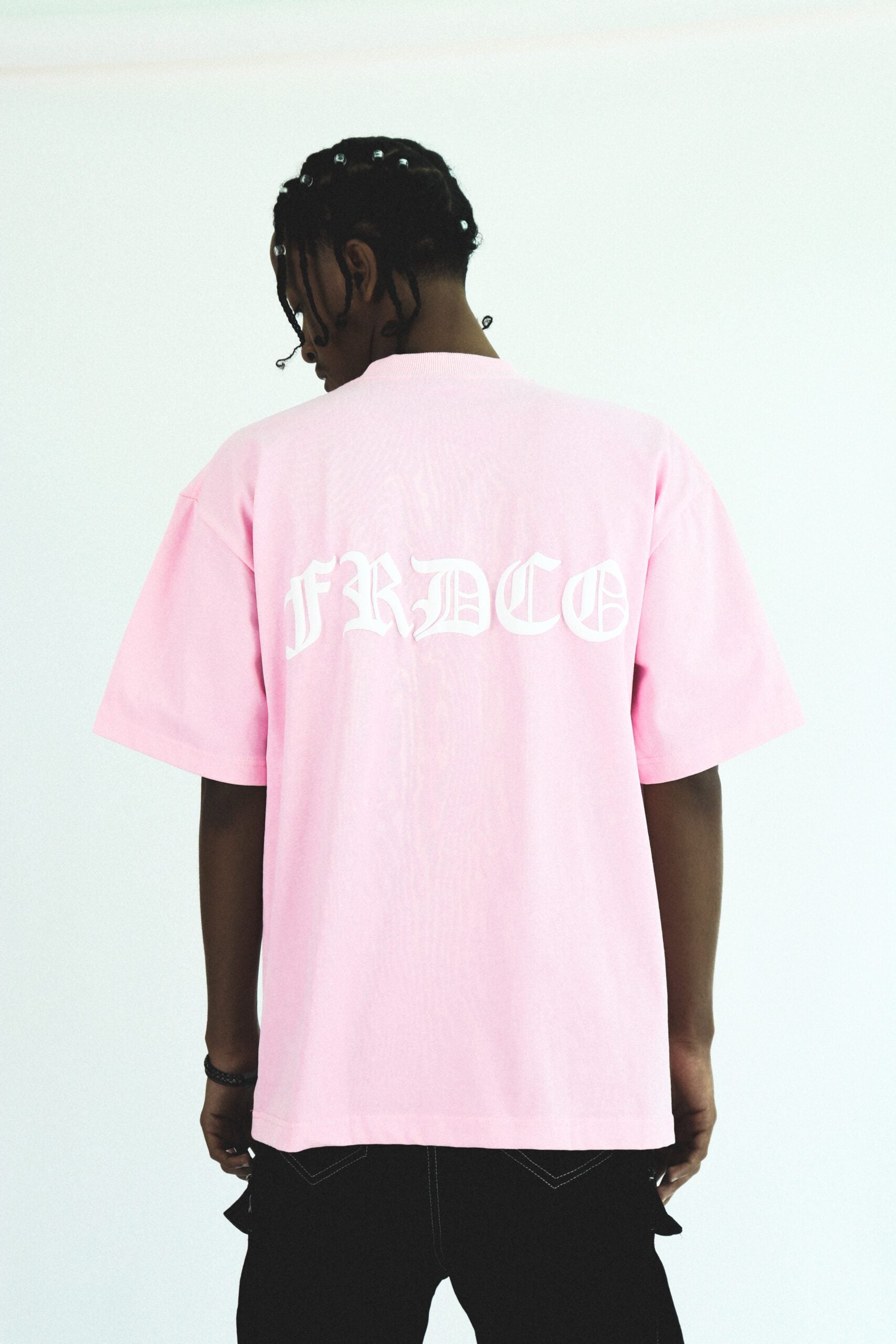 SS24 Embossed Logo Tee Pink