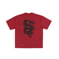 Dark Dragon Stoned Wash Tee Red