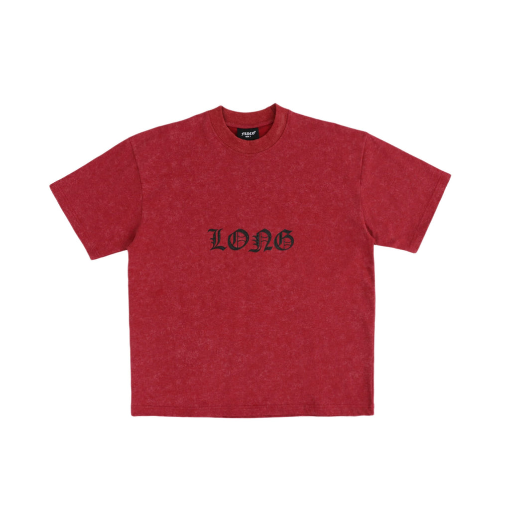 Dark Dragon Stoned Wash Tee Red