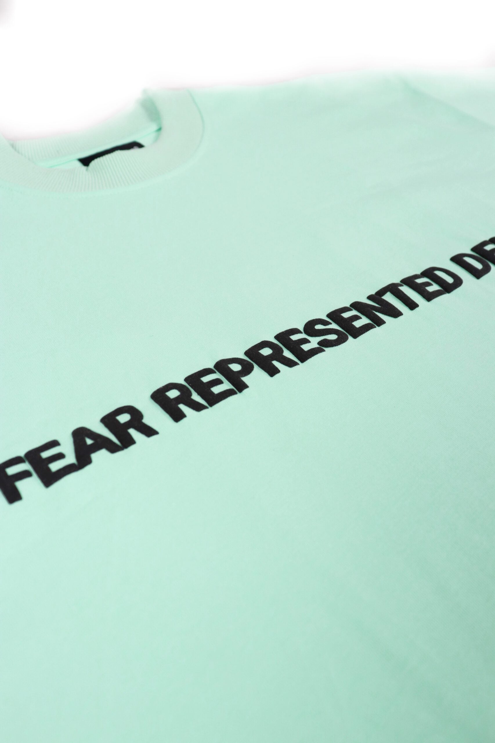 SS24 Embossed Logo Tee Cyan