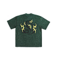 Razer Embossed Snake Washed Tee Green
