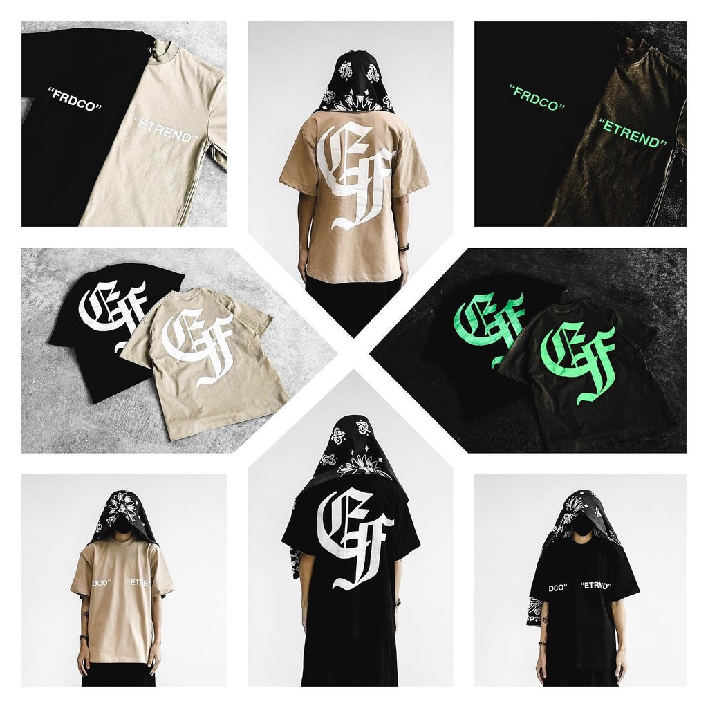FRDCO x ETREND : EF Glow In Dark Tee Khaki