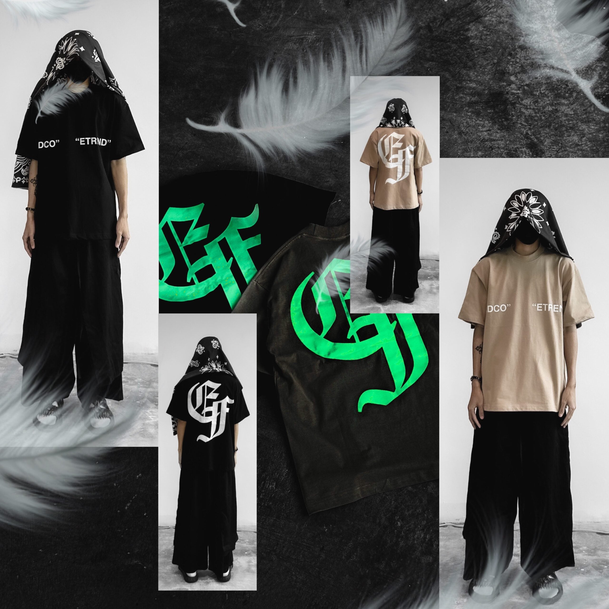 FRDCO x ETREND : EF Glow In Dark Tee Khaki