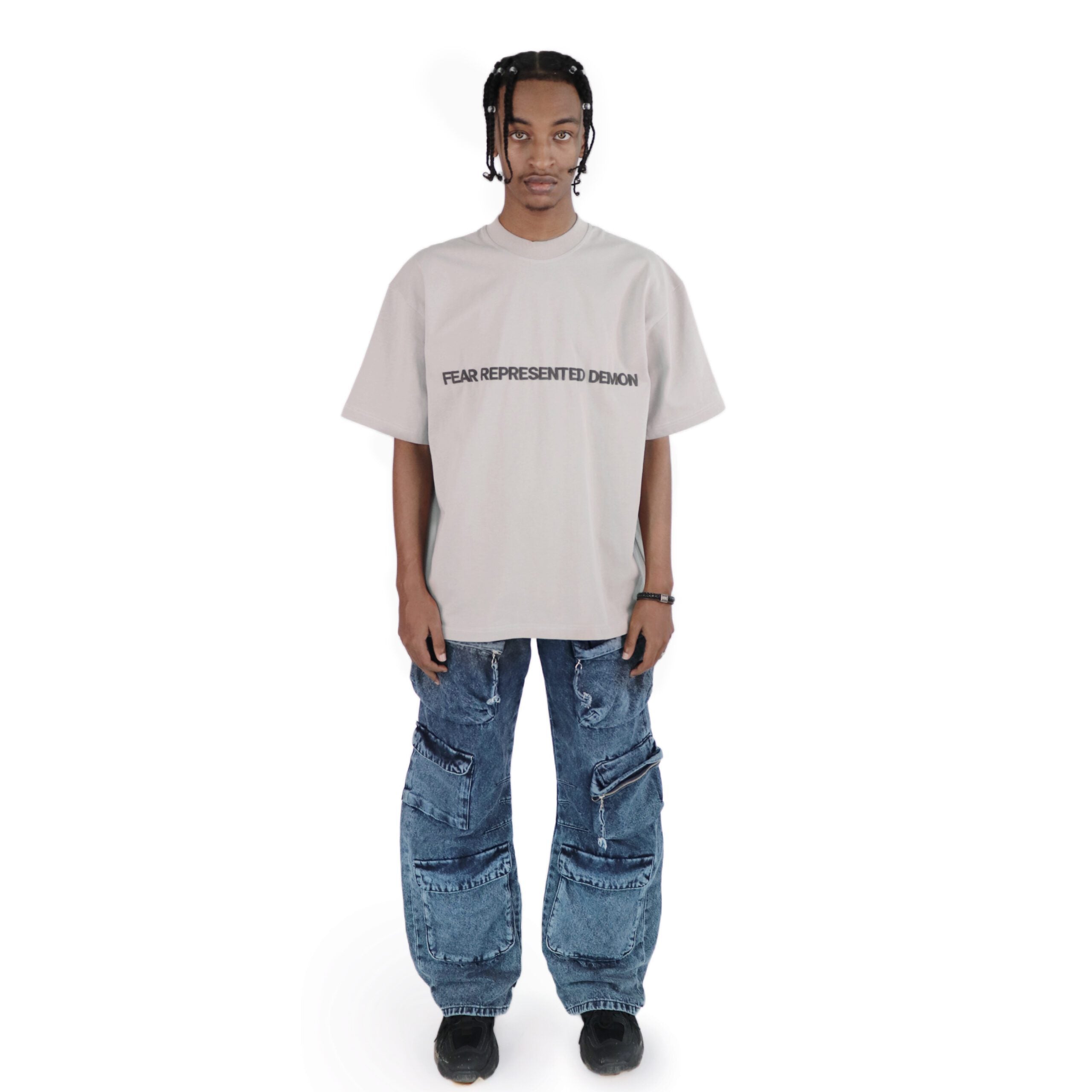 SS24 Embossed Logo Tee Grey