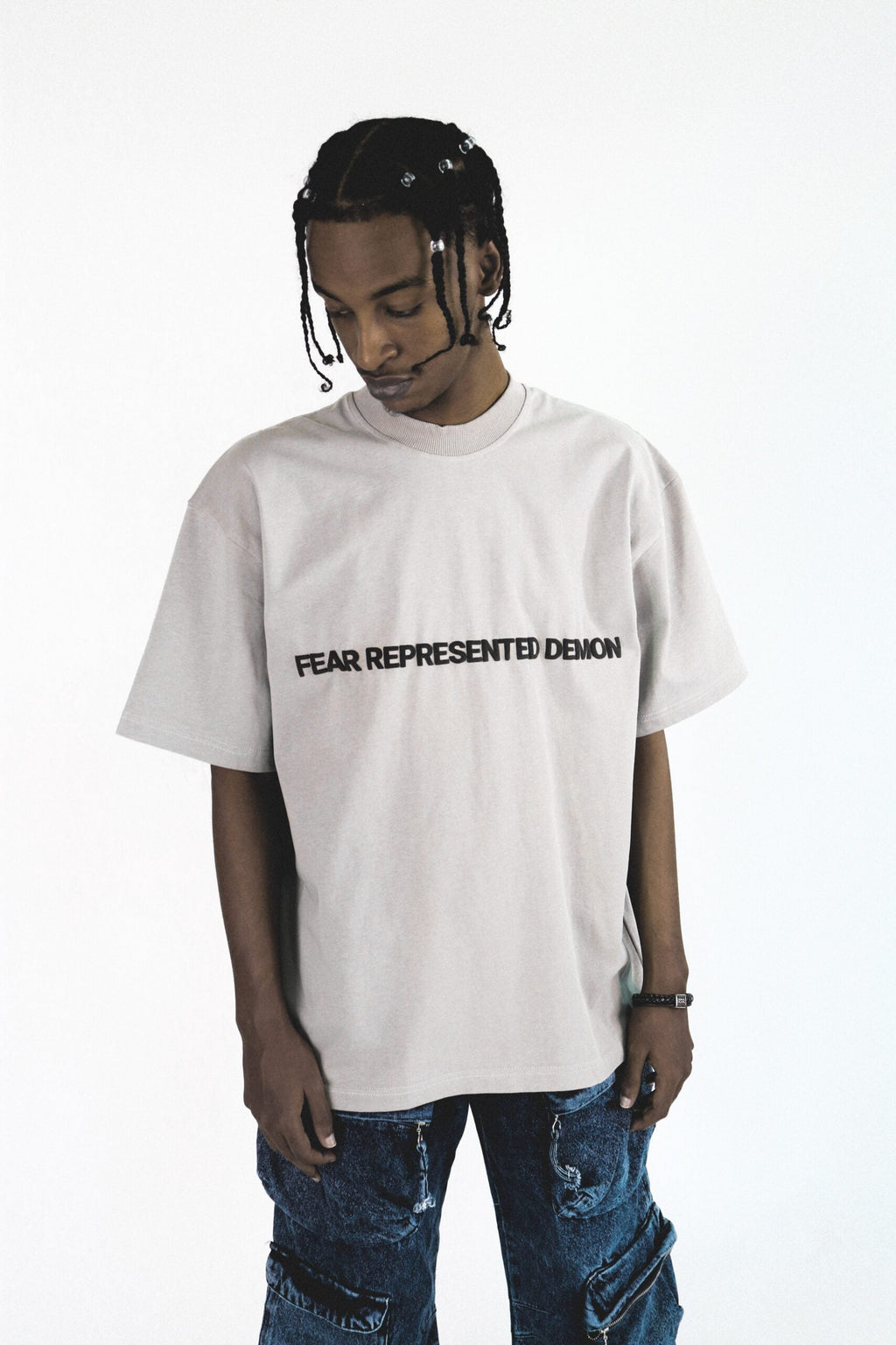 SS24 Embossed Logo Tee Grey