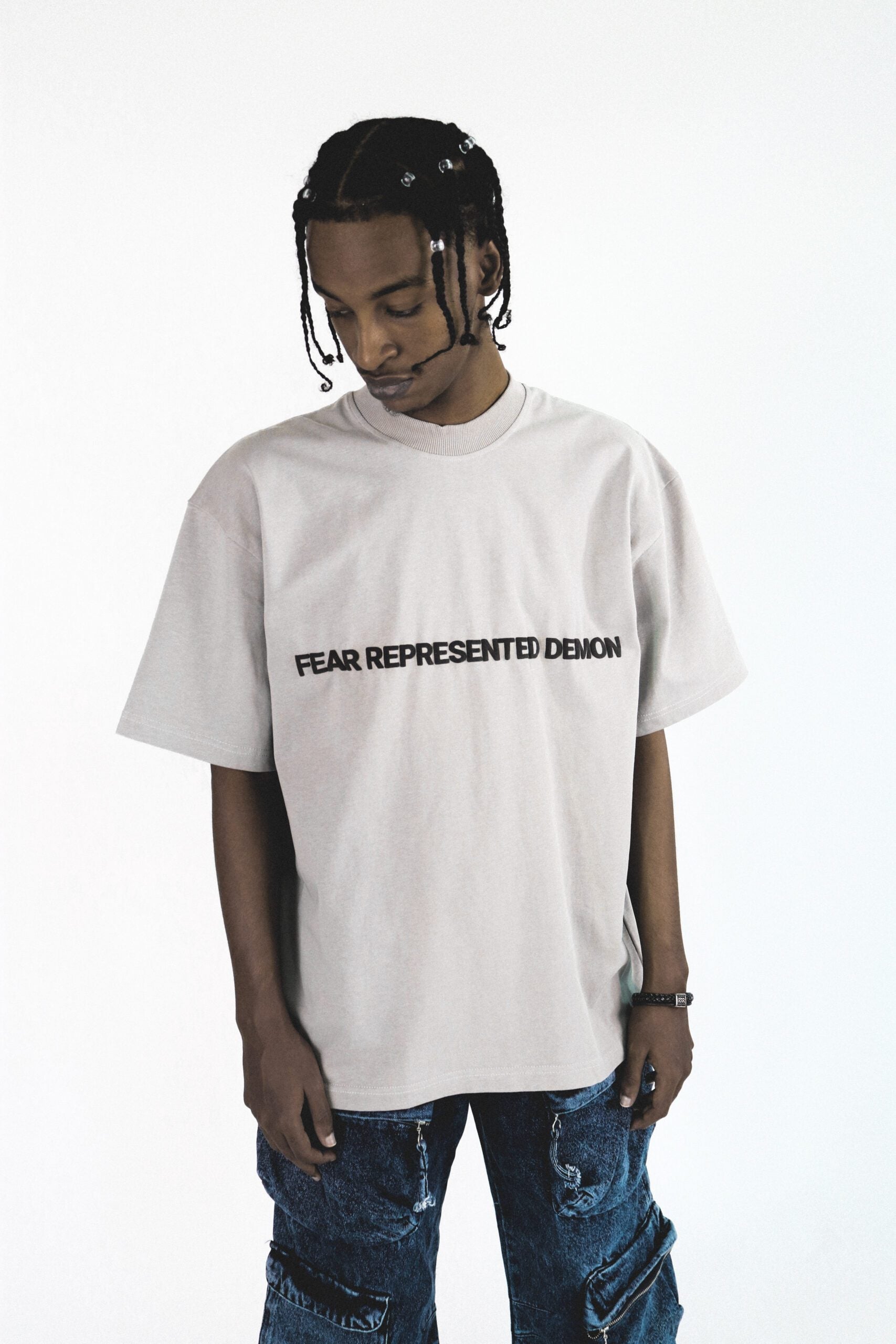 SS24 Embossed Logo Tee Grey