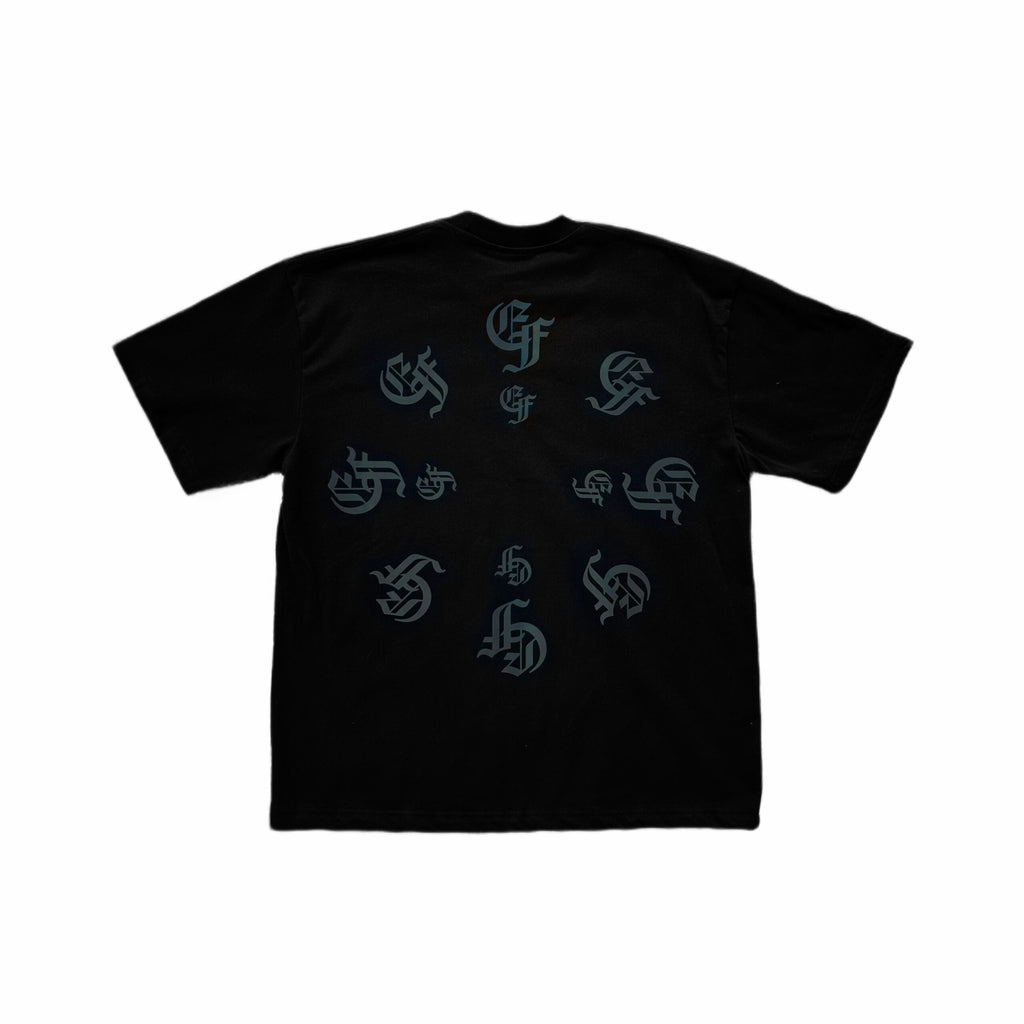 FRDCO x ETREND : EF Rainbow Reflective Tee Black