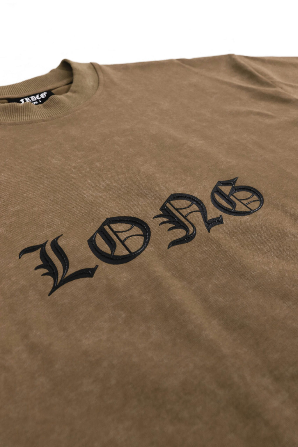 Dark Dragon Stoned Wash Tee Brown