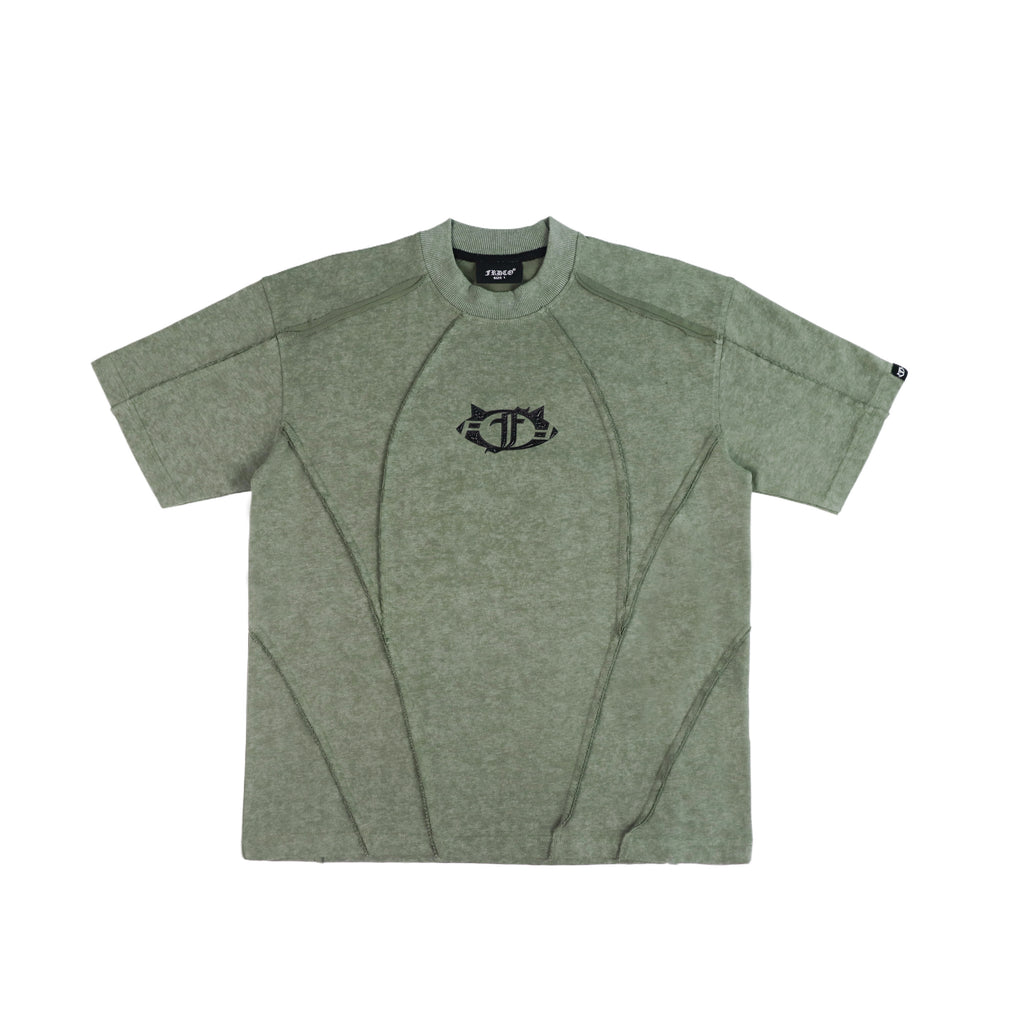 Essential CNS Washed Tee Army