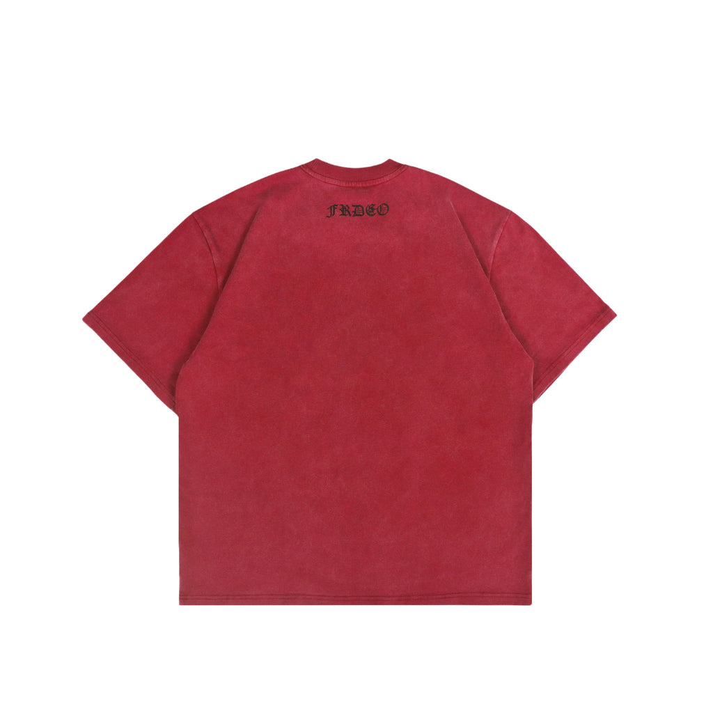 Knight Washed Tee Red