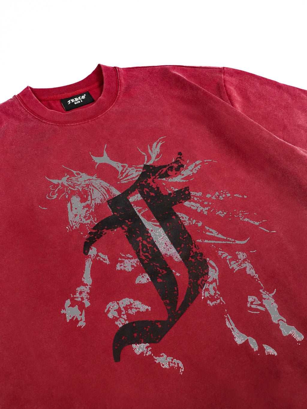 Knight Washed Tee Red