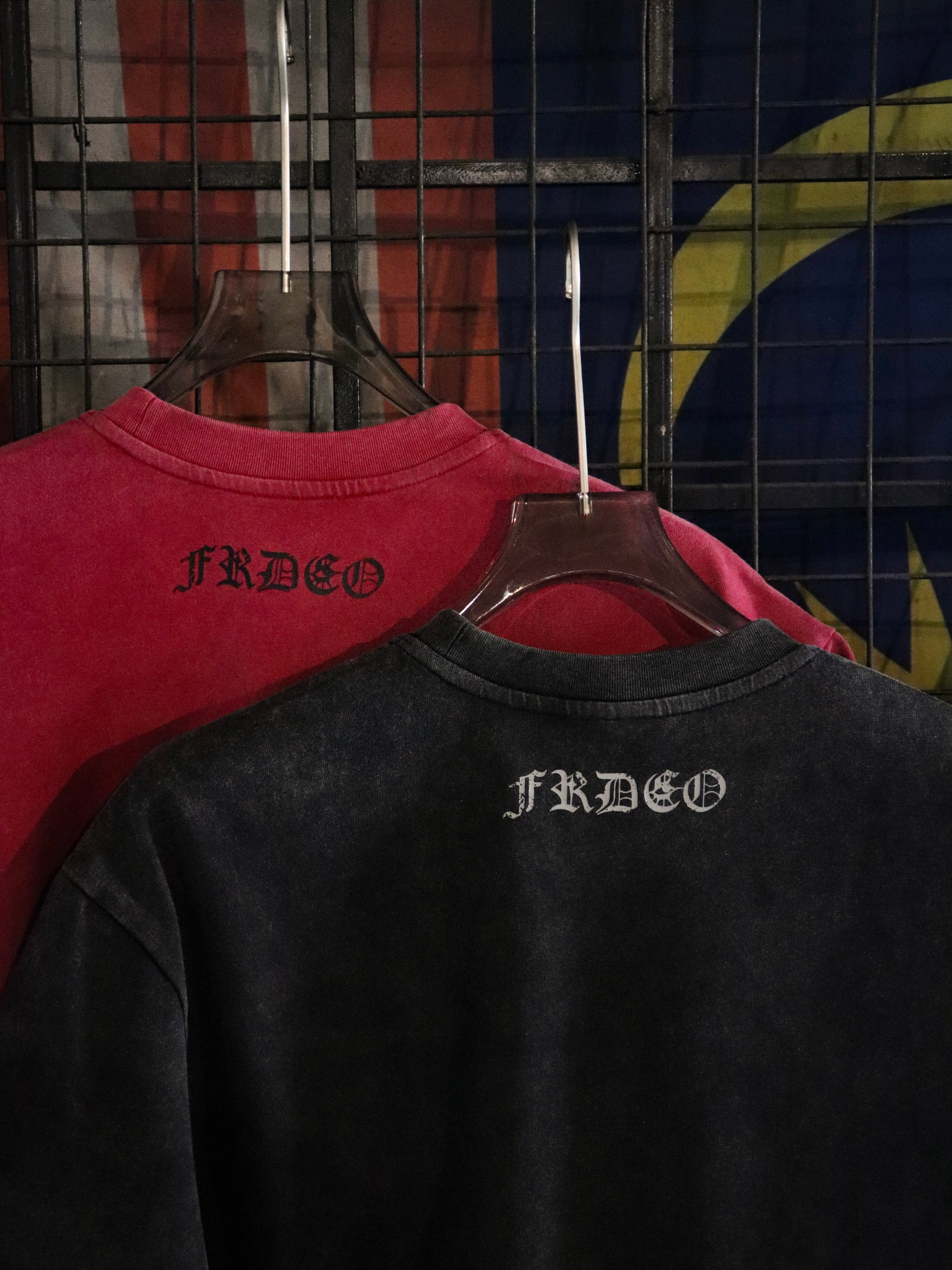 Knight Washed Tee Red