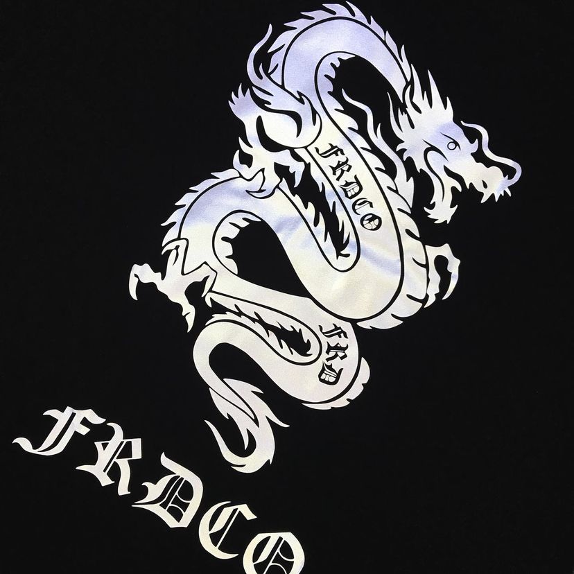 3M Reflective Dragon Tee Black