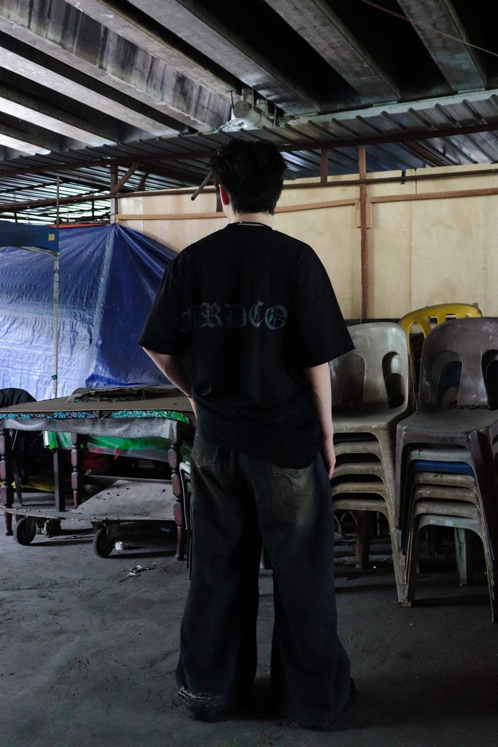 SS25 Rainbow Essential Tee Black